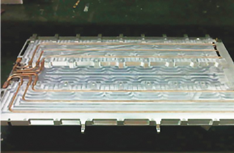 Liquid Cold Plate Shock Absorption